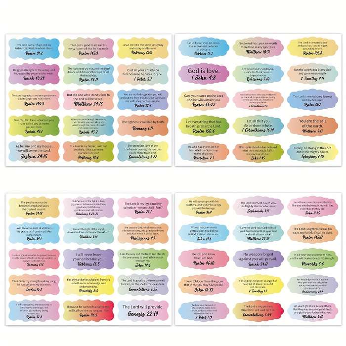 60pcs Jesus Christian Themed Stickers