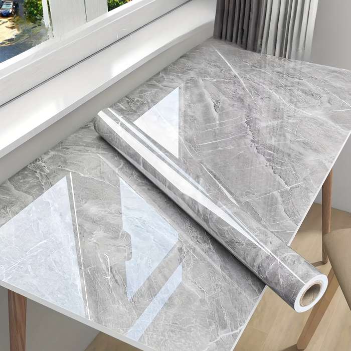 1PC Wall StickersGray Morning Mist40cm WideX2m Long