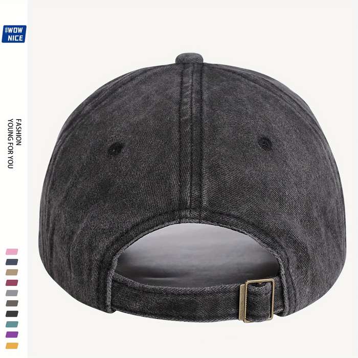 1pc Punpun Onodera Embroidered Baseball Cap Adjustable Breathable Polyester Hat with Vintage C