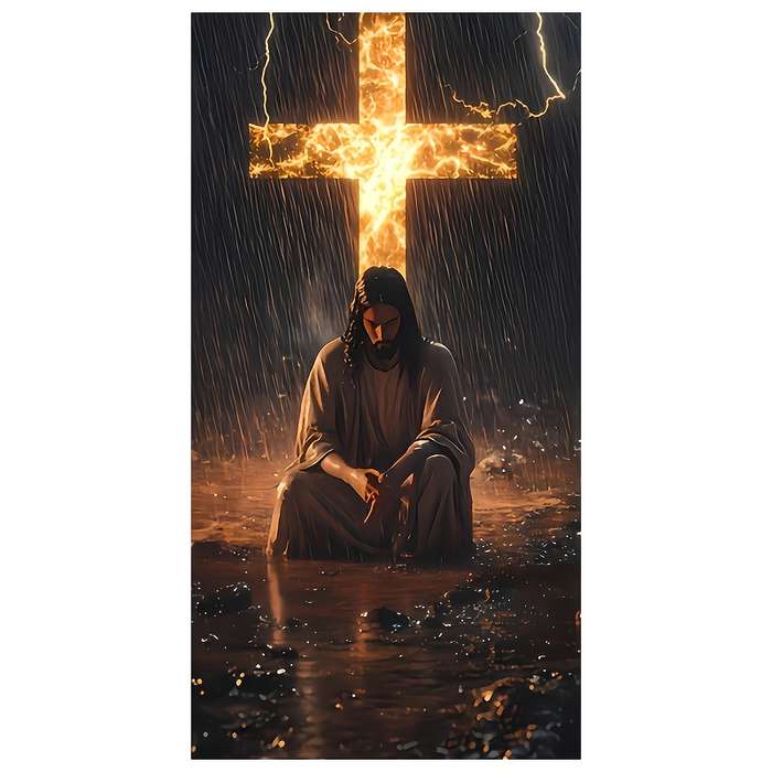2pcs Jesus Christian Themed Stickers