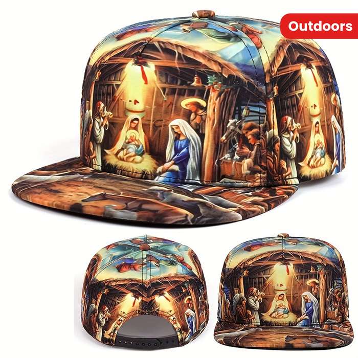 1pc superior quality women Jesus' Birthday Whole printing baseball cap Fashion outdoors Adjustable