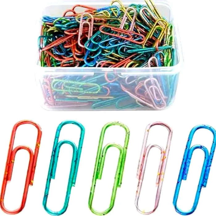 200 Pcs Multi-Color Mini Rust-Proof Stainless Steel Paper Clips