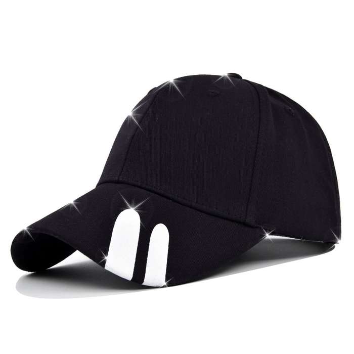 1pc Fashion Stripe Casual Baseball Cap for Women and Men Polyester Packable Sun Hat with Adjustabl