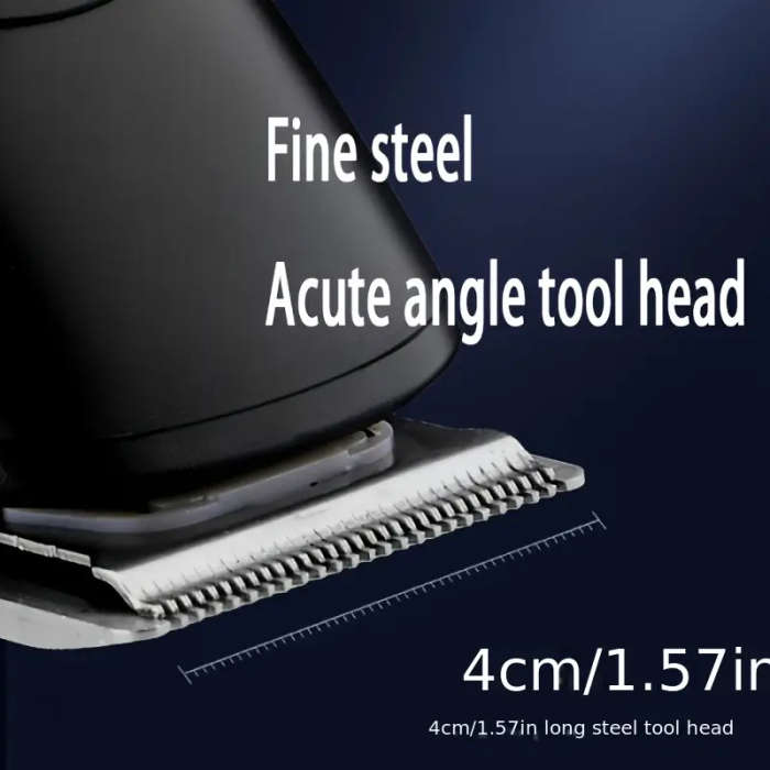 1pc Men'S Electric Shaver, Cordless Rotary Precision Trimmer with Hair Clipper, USB Rechargeable Com
