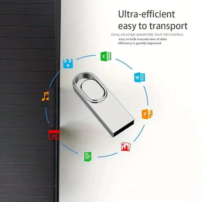 8GB USB Flash Drive And a USB-C Adapter