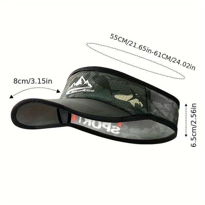 1pc Men'S Sun Hats with a Cool Elastic Design Featuring a Mesh Baseball Cap Style Ideal for Tenni