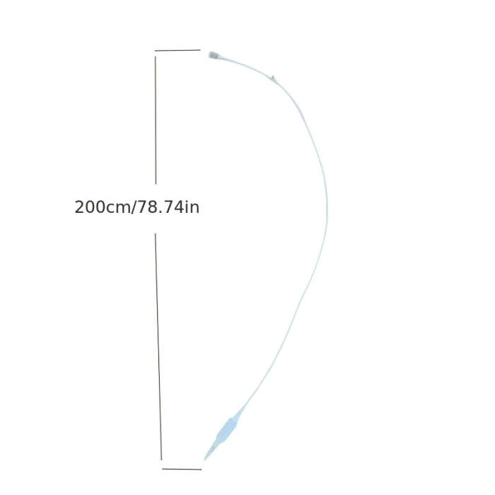 1pc 2-Meter Semi-Automatic Wine Extractor Food-Grade Silicone Siphon Hose with Tongs and Filter Bag