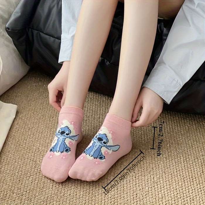 5 Pairs One Size High Elastic Socks