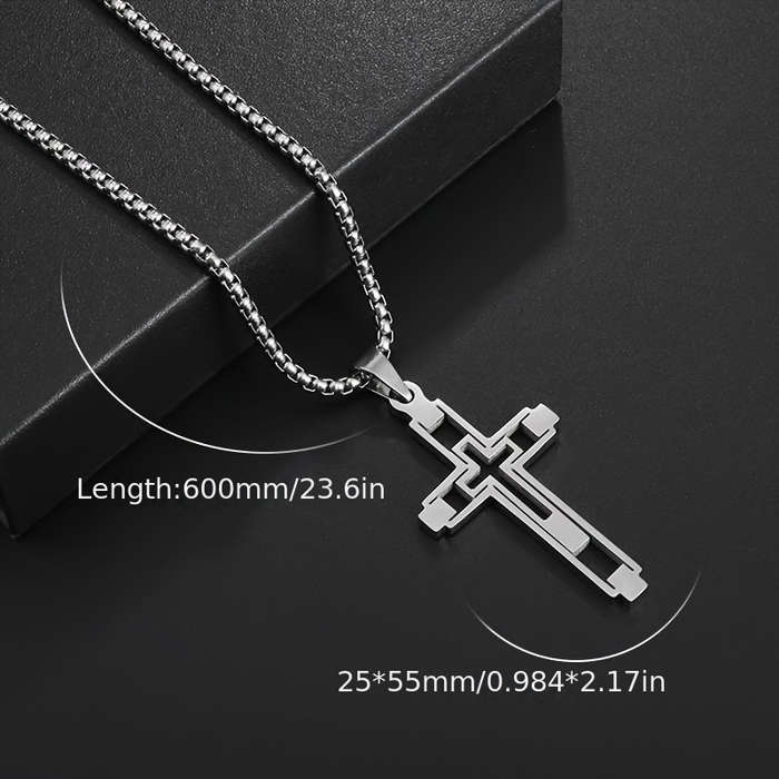 1 Piece Black Jesus Theme Pendant