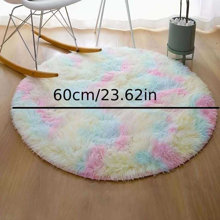 1Pc Iridescent 60x60cm 23.62x23.62inch Floor Mat
