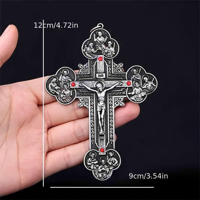 1 Piece Silvery Jesus Theme Pendant
