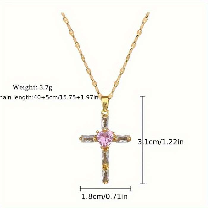 1 Piece Golden Jesus Theme Pendant