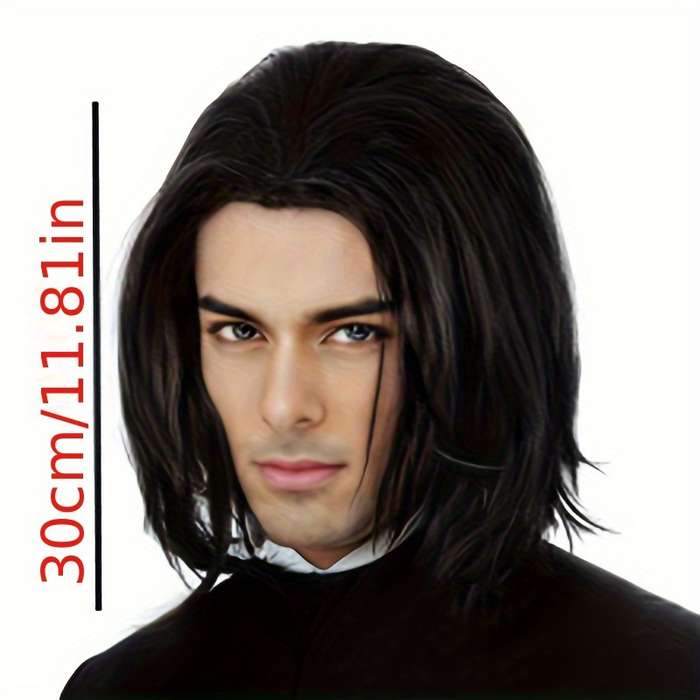 1Pc Black Fashion Design Wig