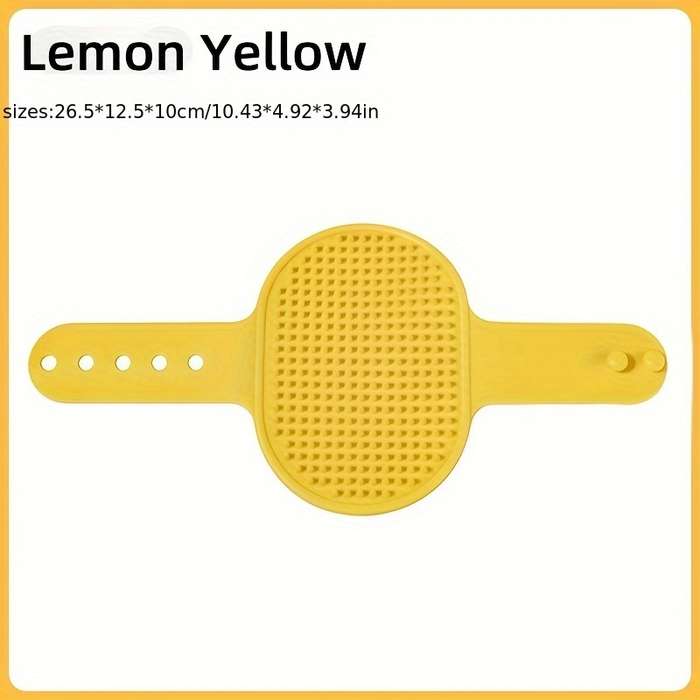 1pc Green Add Yellow Pet Comb