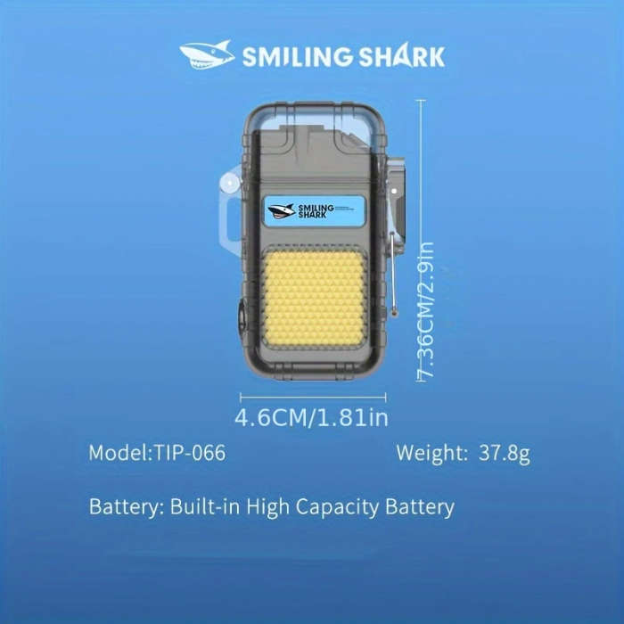 1pc TIP066 Mini USB Rechargeable Work Light Arc Lighter Super Bright COB Floodligh Windproof Flamele