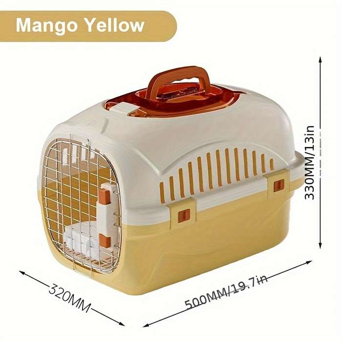 1pc Purple Airplane Case Add Hanging Bowl Add Partition Pet Bag