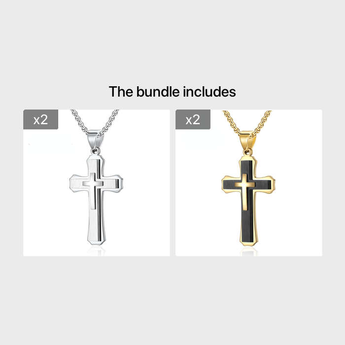1 Piece Black Jesus Theme Pendant