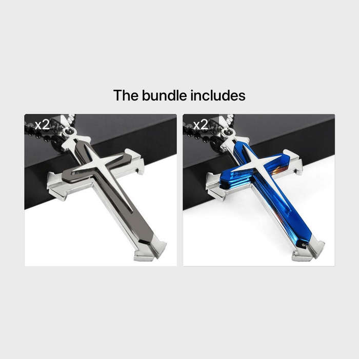 1 Piece Blue Jesus Theme Pendant