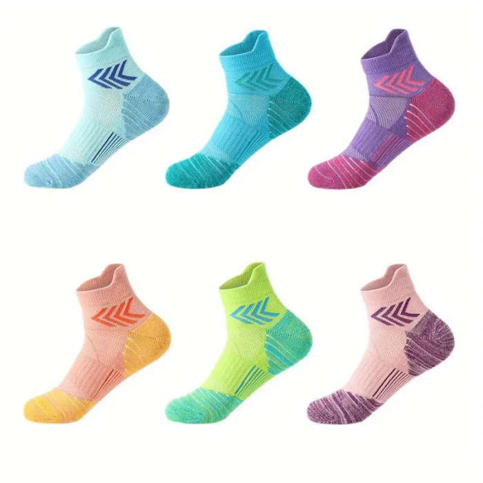 6 Pairs Of Professional Sports Socks
