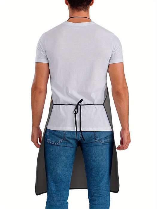 1pc Funny Dachshund Chef Print Kitchen Apron High Quality Polyester Unisex Bib Apron for Cooking