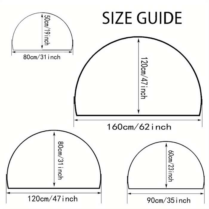 1Pc 60x90cm 23.6x35.4inch Floor Mat
