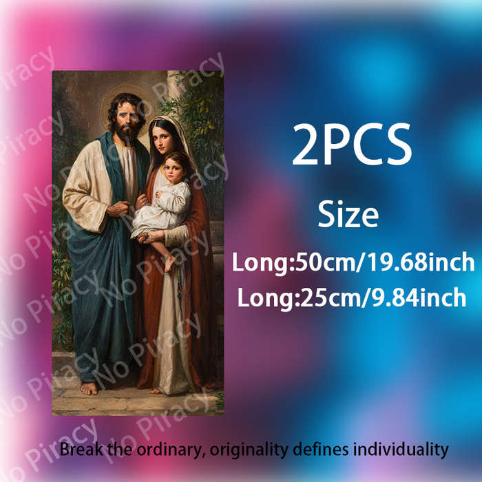 2pcs Jesus Christian Themed Stickers