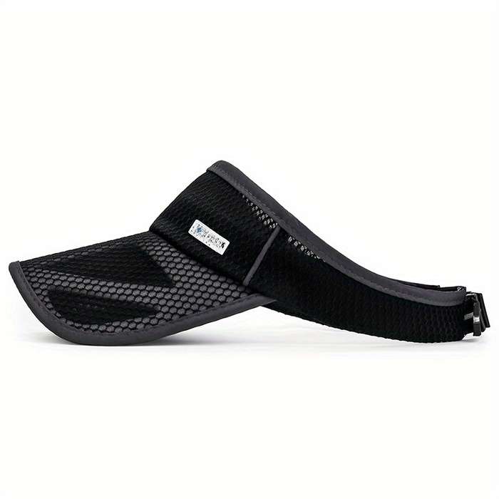 1pc Summer Extended Brim Hollow Top Hat for Men And Women Outdoor Sports Sunshade Hat with a Large
