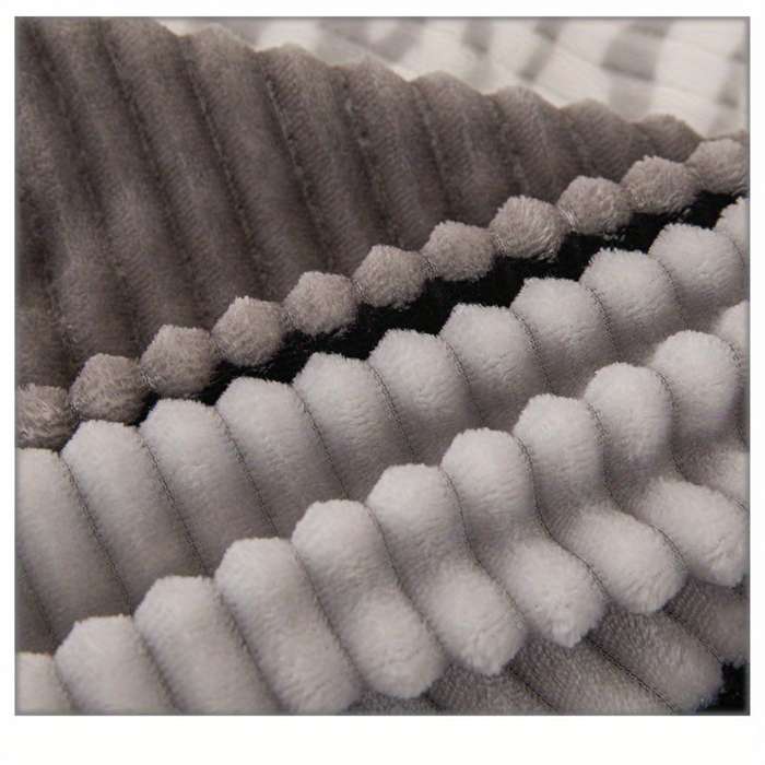 1ps Blanket Color Dark Gray Grid size 39.3INx59IN 150CMx100CM