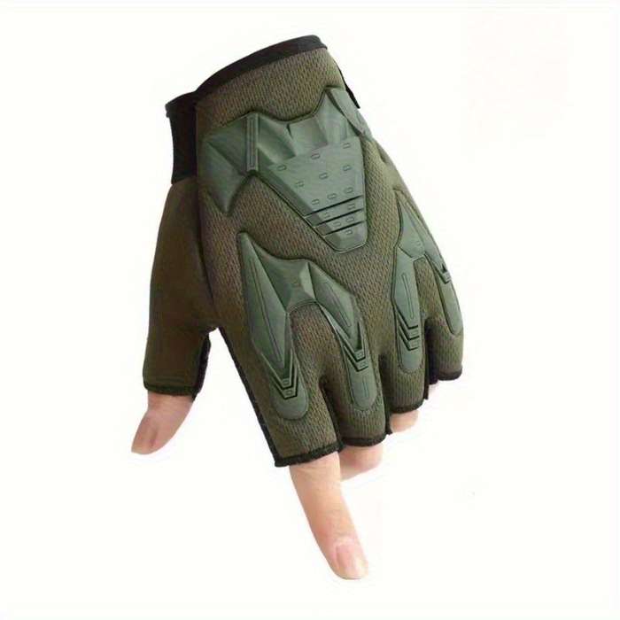 1 Pair Black One Size Outdoor Sports Gloves