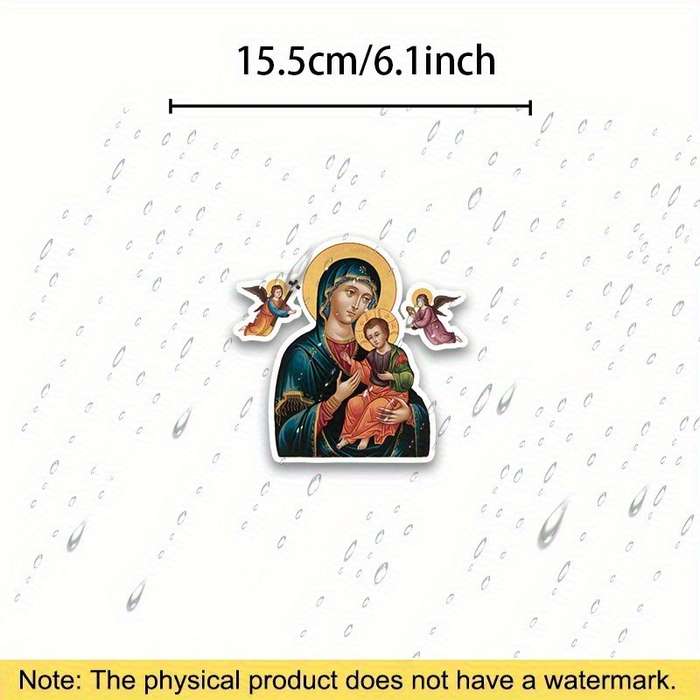 1pc Jesus Christian Themed Stickers