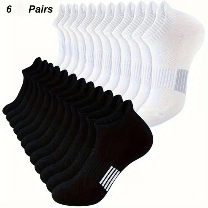 6 Pairs Of Women's Sports Socks