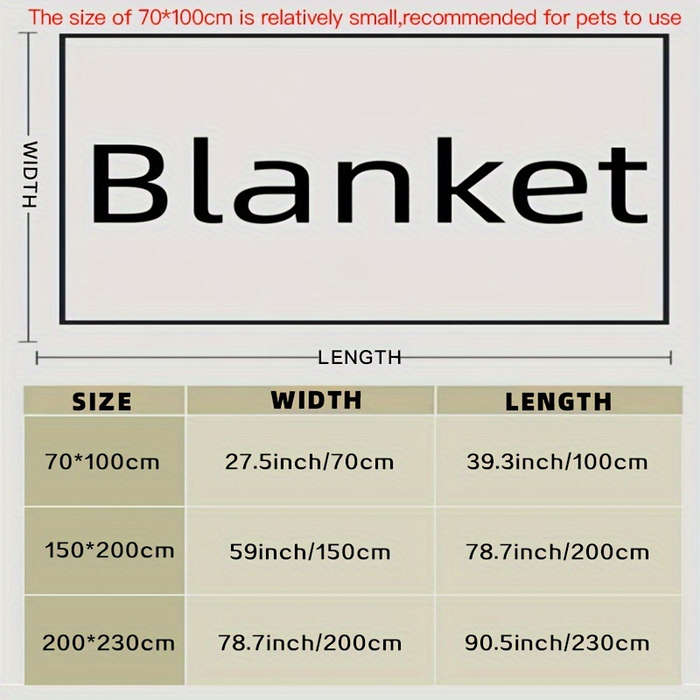 1ps Blanket Color Little Daisy size 150x200cm