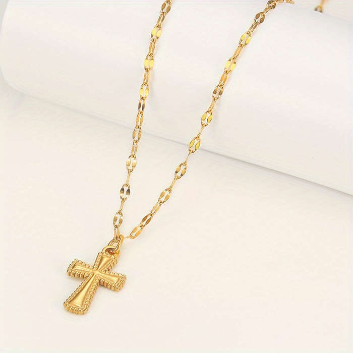 1 Piece Golden Jesus Theme Pendant
