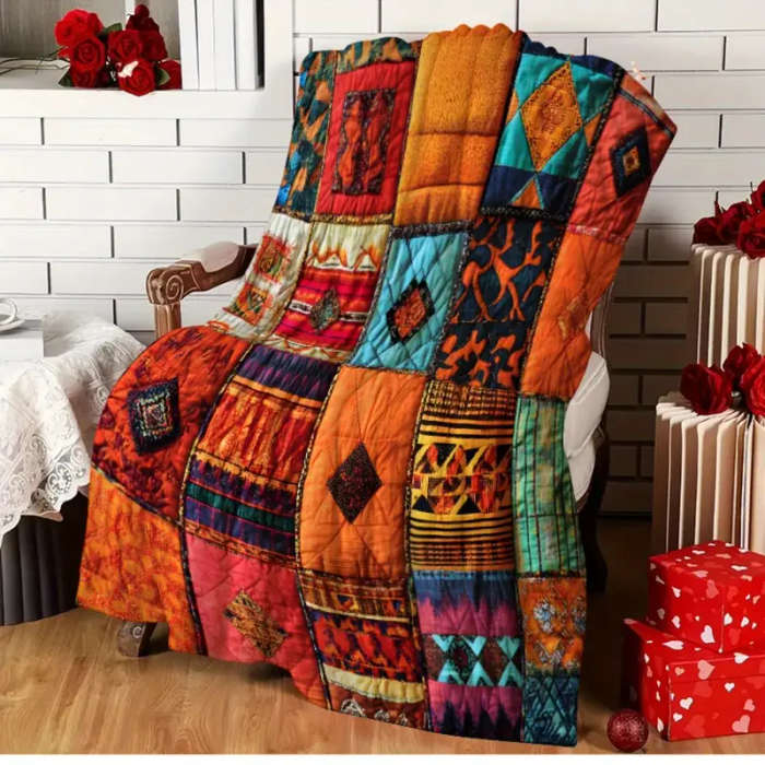 1 Bohemian Patchwork Quilt1.5M*2M