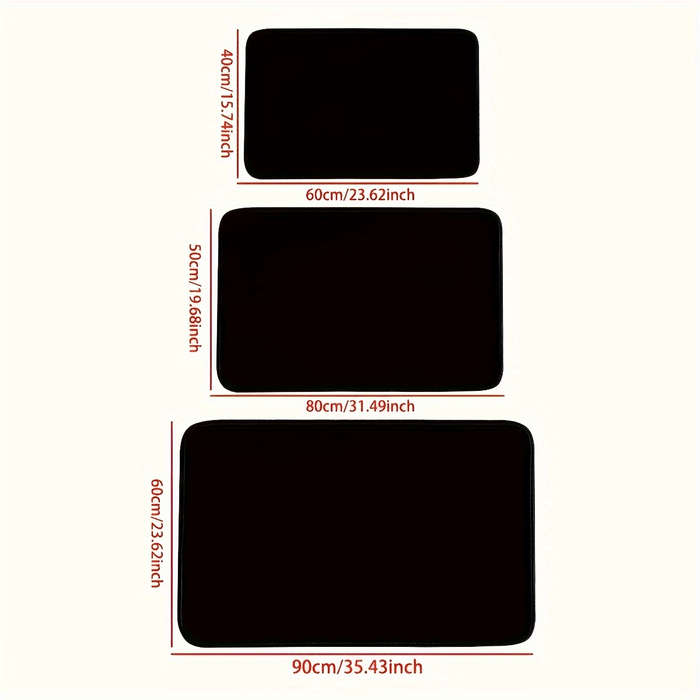 1Pc 15.74x23.62inch 40x60cm Floor Mat