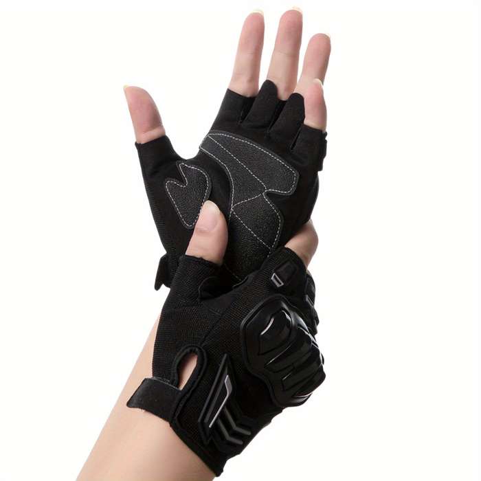 1 Pair Green Outdoor Sports Gloves