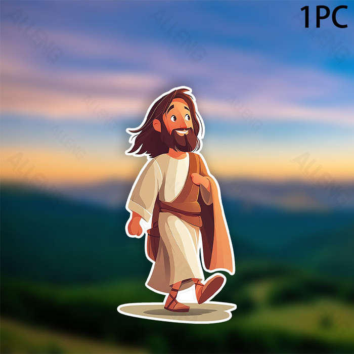 1pc Jesus Christian Themed Stickers