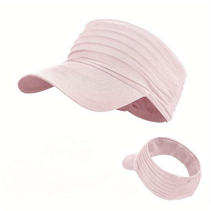 1pc Stylish Unisex Quick-Dry Visor Hat for Spring Summer Breathable Moisture-Wicking Running C