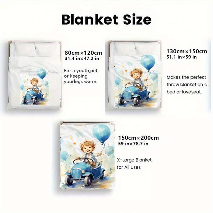 1ps Blanket Size 80X120Cm 31.5X47.2Inch