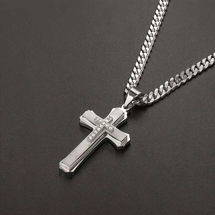 1 Piece Golden Jesus Theme Pendant