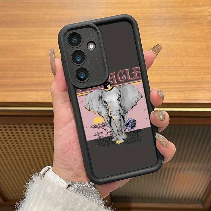 1pc Black For Samsung Galaxy A55 5G Phone Cases