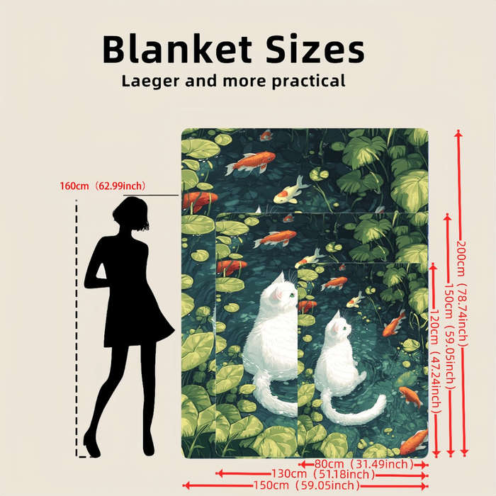 1ps Blanket Size 80X120Cm  31.5X47.2Inch
