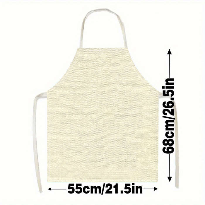1pcs Plaid Apron Black and White Grid Coffee Chocolate Gourmet Home Decoration Kitchen Sleeve