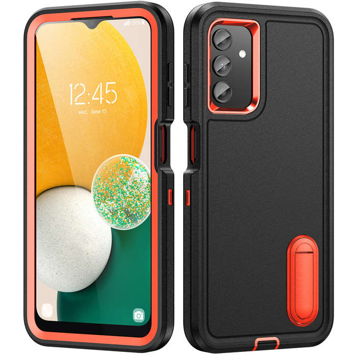 1pc Black Add  Orange For Samsung Galaxy A13 5G Phone Cases