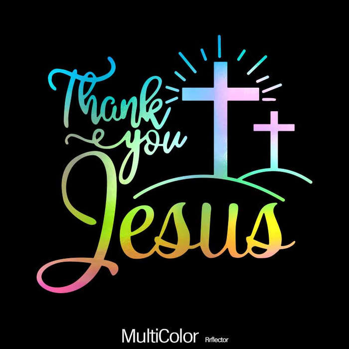 1pc Red Jesus Christian Themed Stickers