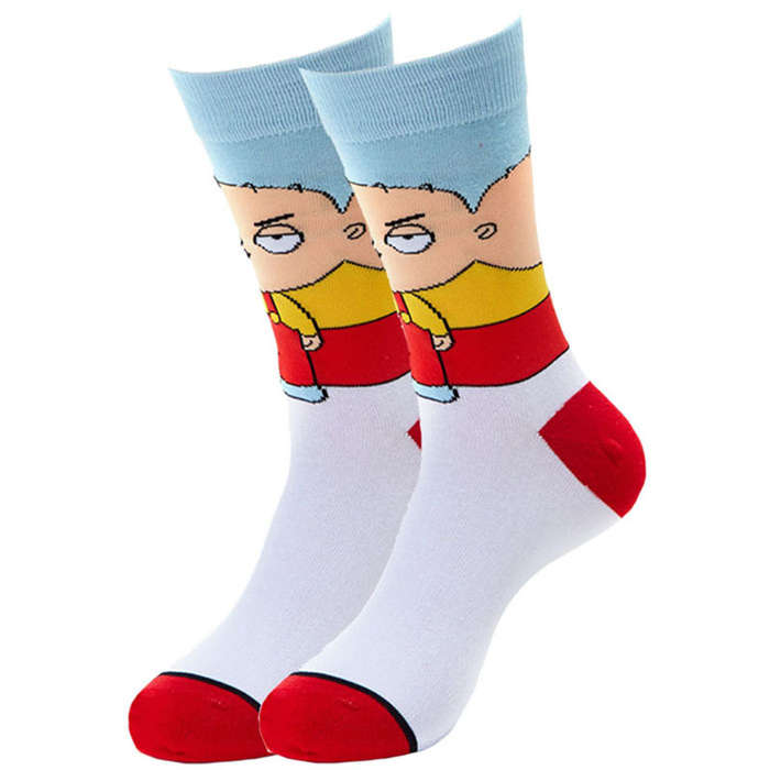 1 Pair Random Colors One Size Socks