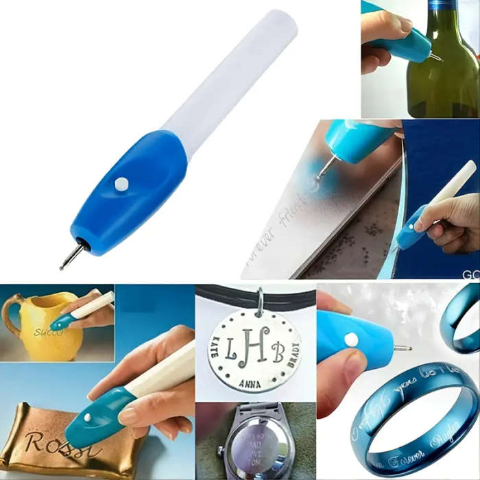 Wireless Mini Engraving Pen Tool - Electric Precision Engraving Pen for Metal, Glass, Plastic, Wood