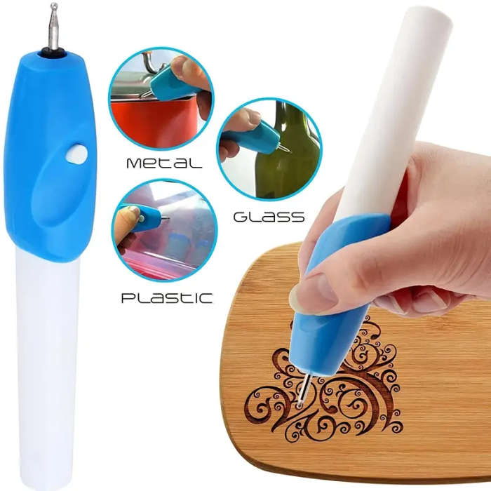 Wireless Mini Engraving Pen Tool - Electric Precision Engraving Pen for Metal, Glass, Plastic, Wood