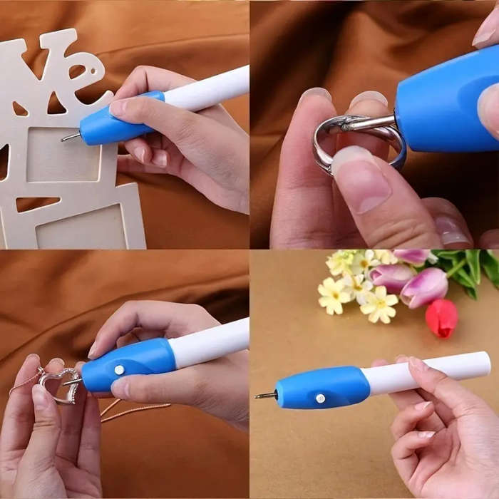 Wireless Mini Engraving Pen Tool - Electric Precision Engraving Pen for Metal, Glass, Plastic, Wood