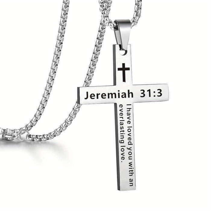 1 Piece Philippians 4:13 Jesus Theme Pendant